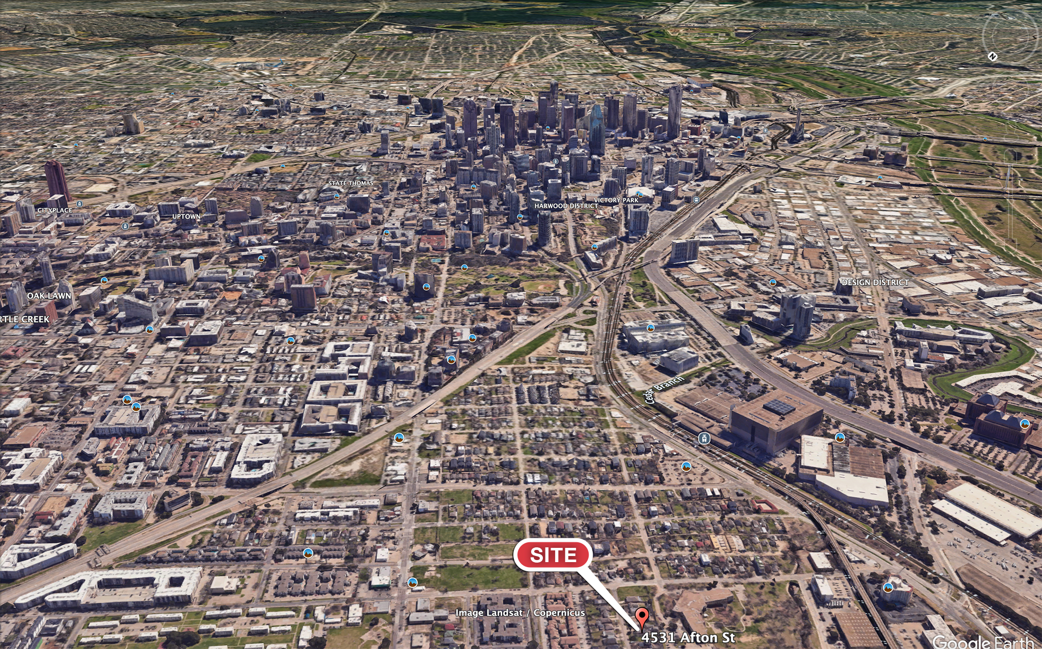 Townhome or condo land for sale near Dallas Medical District